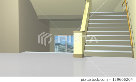 非常適合學校走廊和樓梯動畫的插圖(提供影片) 非常適合學校走廊和樓梯動畫的插圖(提供影片) 129606204