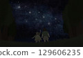兄妹倆一起看星空 129606235