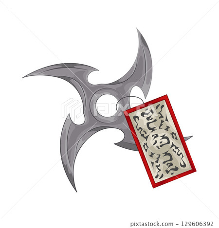 Illustration of Shuriken 129606392