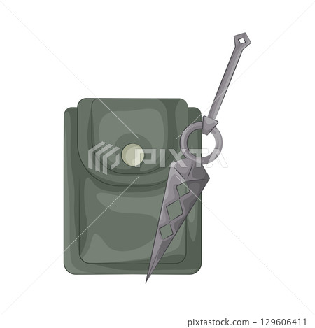 Illustration of Shuriken 129606411
