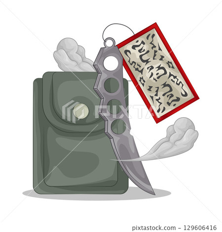 Illustration of Shuriken 129606416