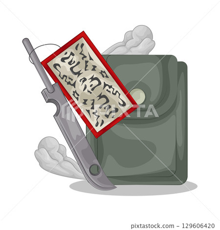Illustration of Shuriken 129606420