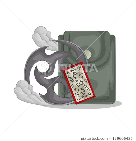 Illustration of Shuriken 129606425