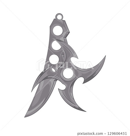 Illustration of Shuriken Illustration of Shuriken 129606431