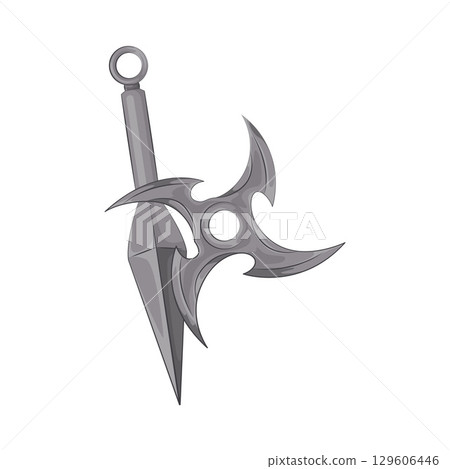 Illustration of Shuriken Illustration of Shuriken 129606446
