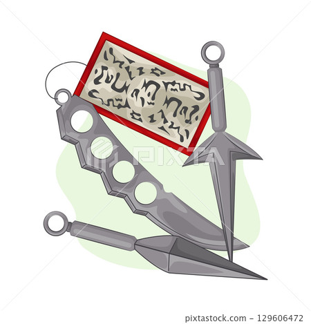 Illustration of Shuriken 129606472