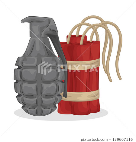 Illustration of Bomb Illustration of Bomb 129607116