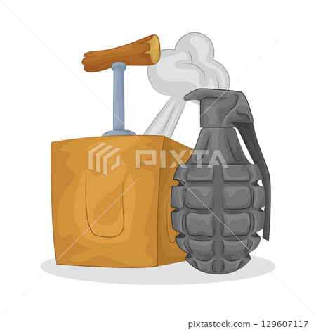 Illustration of Bomb 129607117