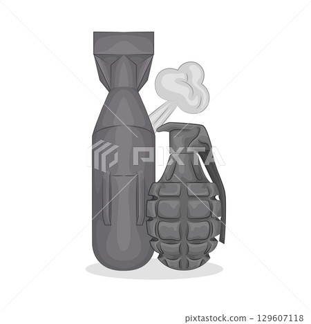 Illustration of Bomb Illustration of Bomb 129607118