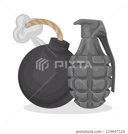 Illustration of Bomb Illustration of Bomb 129607120