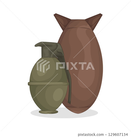 Illustration of Bomb Illustration of Bomb 129607134