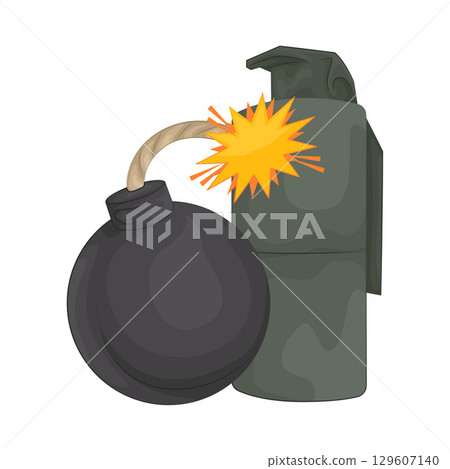 Illustration of Bomb Illustration of Bomb 129607140