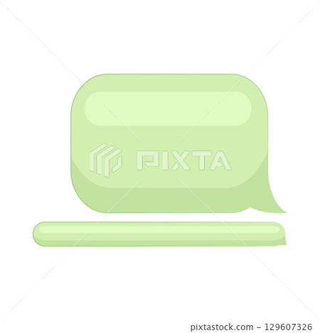 Illustration of Chat Box 129607326