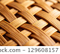 Close-up of wicker wicker basket 5 Close-up of wicker wicker basket 5 129608157