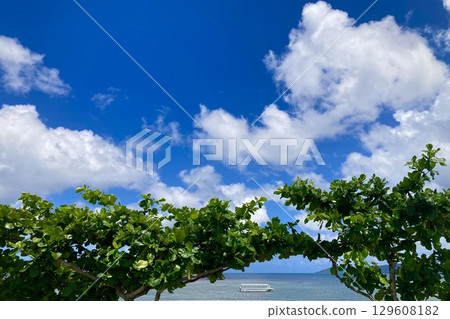 石垣島：從吹佐海灘眺望的景色 129608182