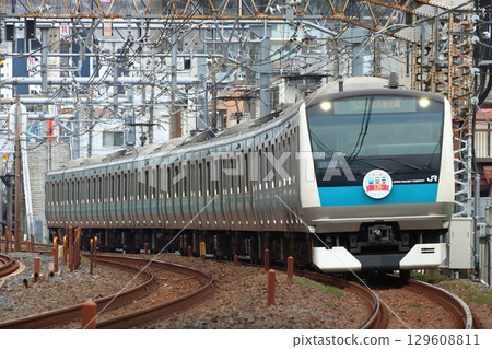 [JK] Keihin Tohoku Line E233 Series Train (120th Anniversary of Kamata Station Opening) 129608811