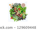 salad, egg, food 129609448