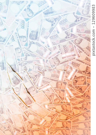 經濟繁榮、泡沫、10,000 日元鈔票 129609983