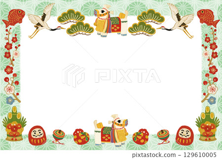 2026年新年 Chagu Chagu 麻葉相框 2026年新年 Chagu Chagu 麻葉相框 129610005