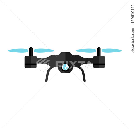 Drone vector icon illustration 129610113