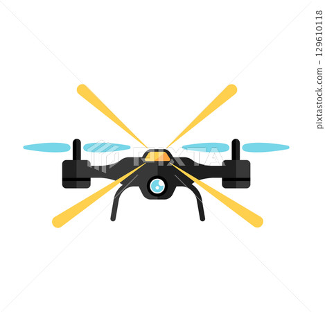 無人機向量圖標說明(檢查和檢驗) 無人機向量圖標說明(檢查和檢驗) 129610118
