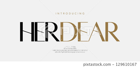 Elegant modern alphabet beauty logo font. Classic beautiful urban luxury Serif Letter Minimal Fashion. Typography decoration logotype fonts, wedding, logos. vector illustration Elegant modern alphabet beauty logo font. Classic beautiful urban luxury Serif Letter Minimal Fashion. Typography decoration logotype fonts, wedding, logos. vector illustration 129610167