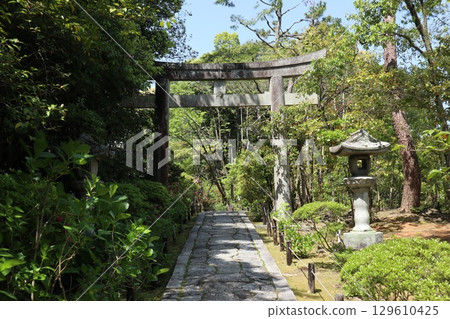Early summer scenery at the historic Nanzenji Temple in Kyoto 129610425