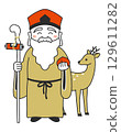 Simple illustration of Jurojin 129611282