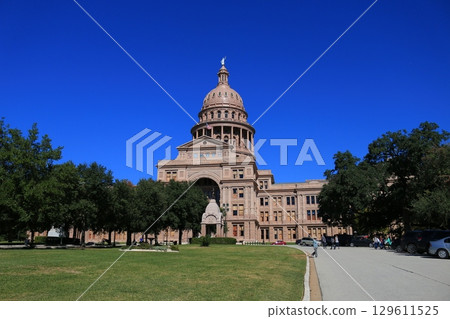 The Texas State Capitol on a sunny day 129611525