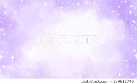Sparkling lavender cloud background with light sparkles Sparkling lavender cloud background with light sparkles 129611749