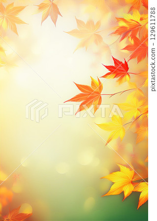 色彩絢麗的秋葉 129611788