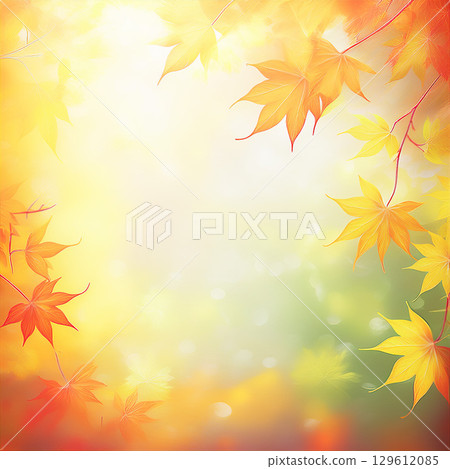 色彩絢麗的秋葉 129612085