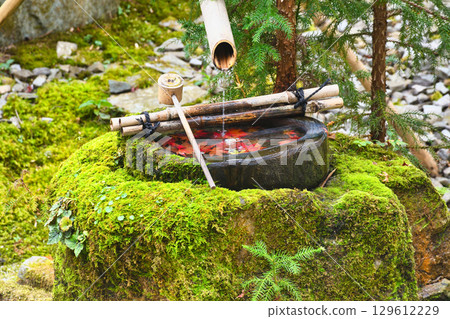 大原寶泉院美麗的水池（京都府京都市左京區） 129612229