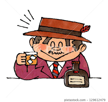 爸爸喝威士忌 129612479