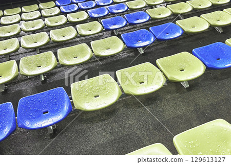 Colorful chair 129613127