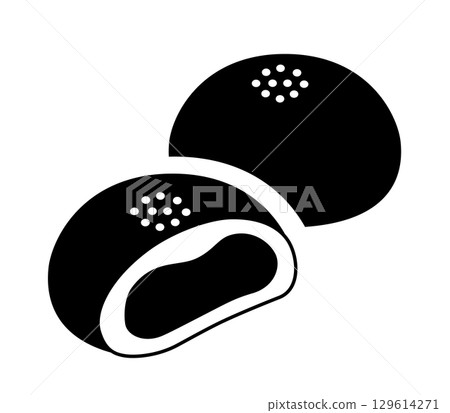 紅豆麵包圖標 129614271