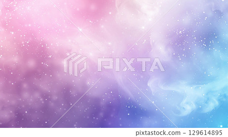 柔和的彩色夢幻漸層背景 129614895