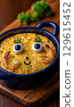 Funny Face Shrimp Dish for Kids Meal Time Fun. 129615452