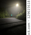 The night seen at the end of the night road 129615618