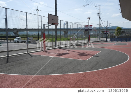 Outdoor 3x3 basketball court Outdoor 3x3 basketball court 129615956