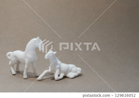 2026 Chinese Zodiac Sign: White Ceramic Horse 2026 Chinese Zodiac Sign: White Ceramic Horse 129616052