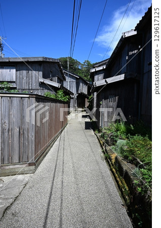 宿根木的佐渡島街景 宿根木的佐渡島街景 129617125