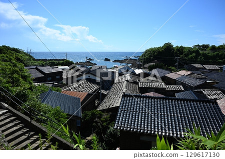 宿根木的佐渡島街景 129617130