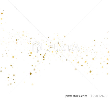 Luxury Gold Confetti Stars Overlay For Christmas Background Vector Luxury Gold Confetti Stars Overlay For Christmas Background Vector 129617600