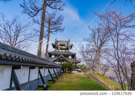 [Niigata Prefecture] Cherry blossoms blooming at Takada Castle Park 129617680