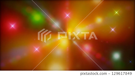 3d rendering. Fantastic background of bright glowing particles in deep space. Bright electric flashes 3d rendering. Fantastic background of bright glowing particles in deep space. Bright electric flashes 129617849