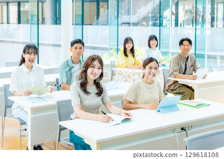 University students taking classes University students taking classes 129618108