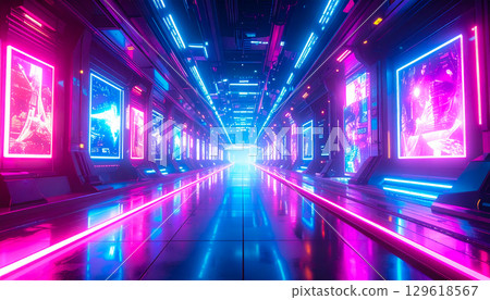 未來城市景觀 129618567