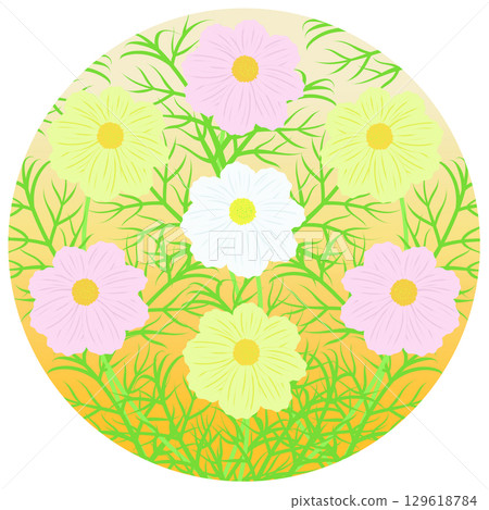 Colorful illustration of cosmos Colorful illustration of cosmos 129618784