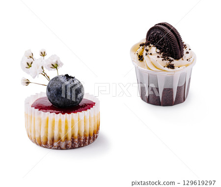 Delightful mini desserts showcase creativity at a pastry event Delightful mini desserts showcase creativity at a pastry event 129619297